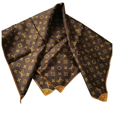 lv scarf women's brown|genuine louis vuitton scarf.